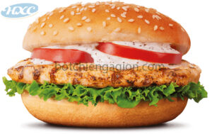 Burger Gà nướng mật ong ngon